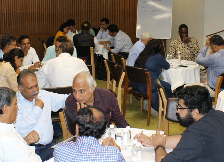 Image showing group discussion of the participants