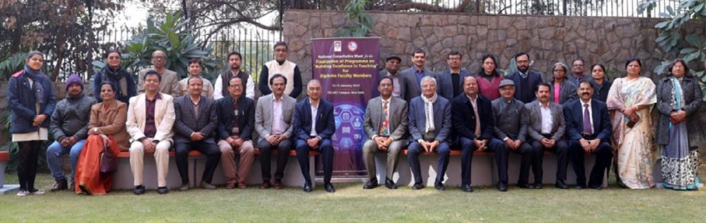 Workshop participants posing for a group photograph