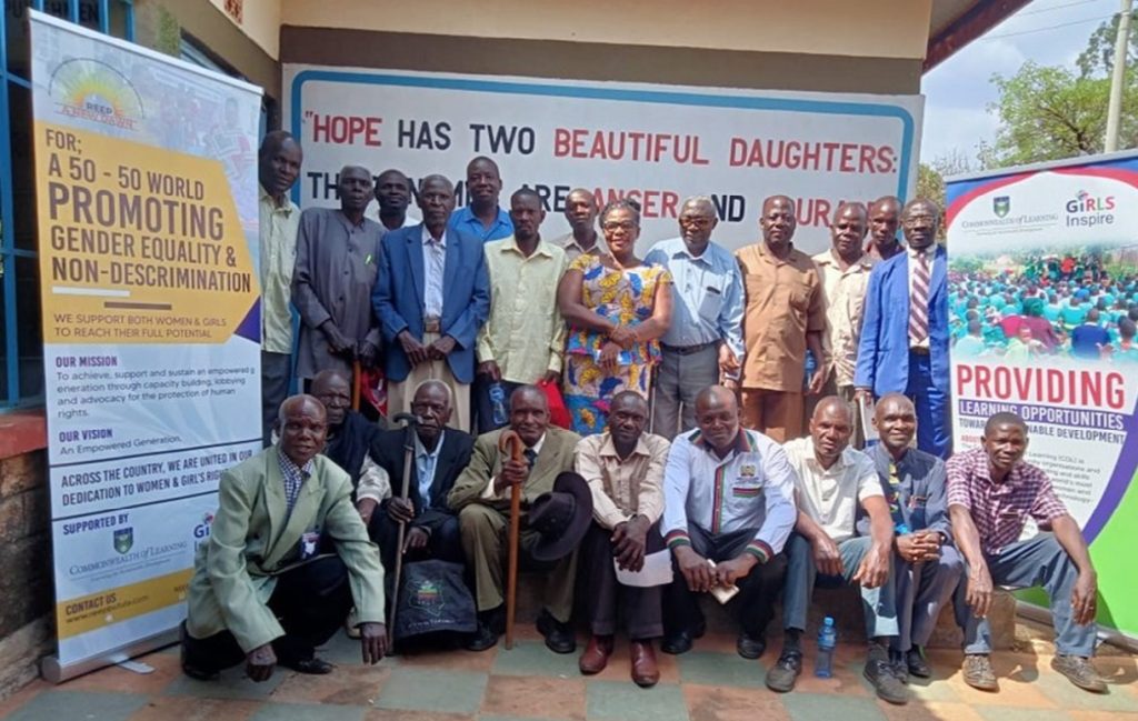 Kenyan participants posing for group photograph