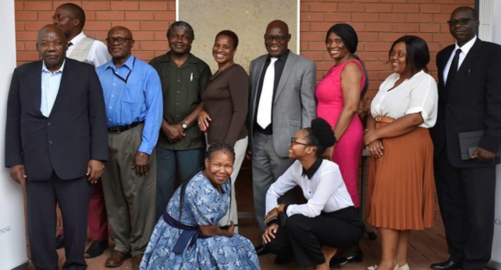 Workshop participants posing for group photograph