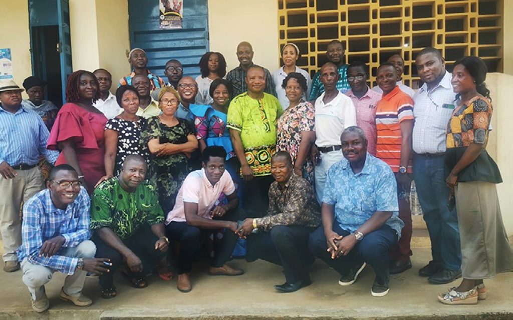 Group photograph of participants of ODL learner support services workshop.